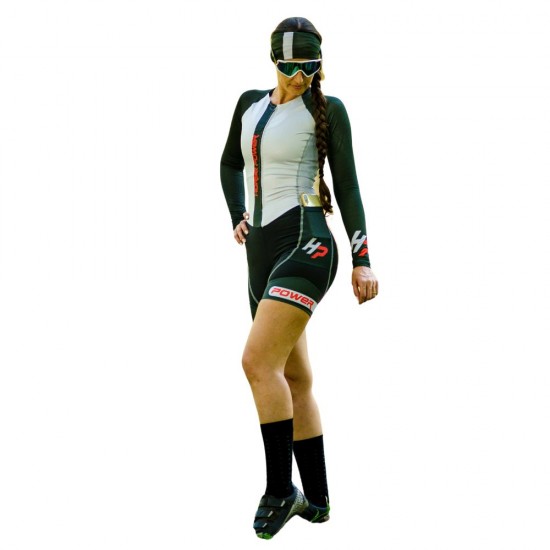 Macaquinho Manga Longa Horse Power Ciclismo Elite- Feminino - F139 HP